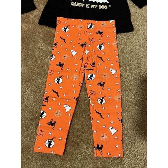 NWT Childrens Place Daddy is my Boo Outfit Set Size 2T Halloween - Picture 2 of 6